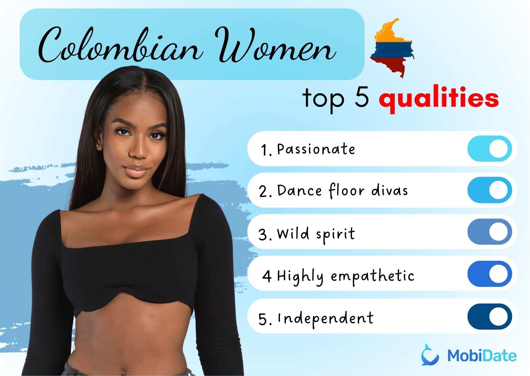 colombian women top 5 qualities