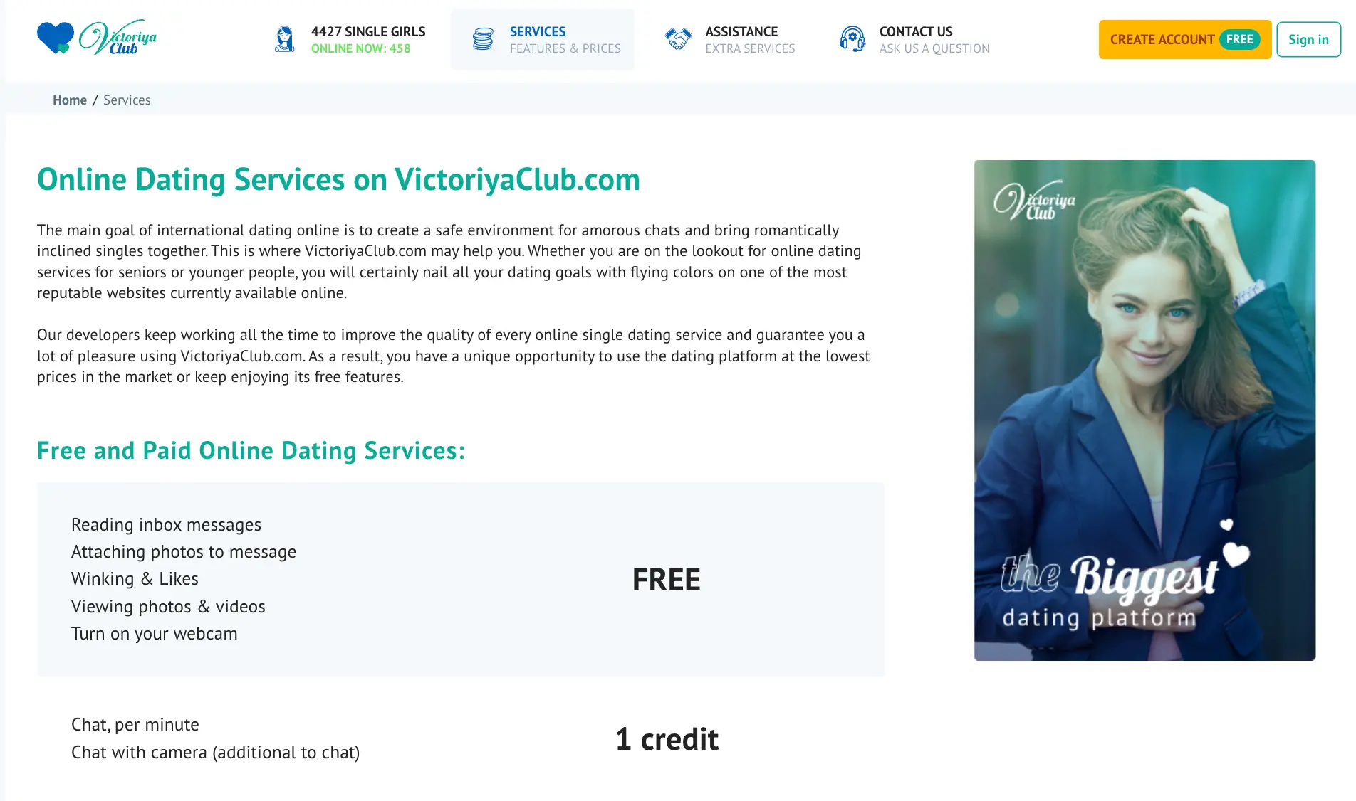 victoriyaclub services